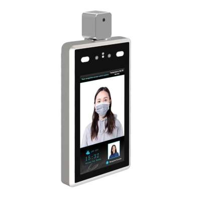 Infrared sensor temperature measuring and face recognition machine with automatic body temperature scanner camera