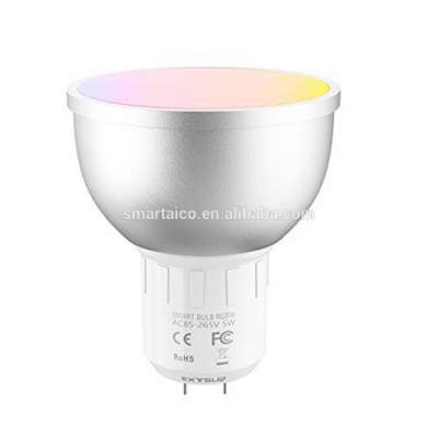 GU10 Led Bulbs Smart LED WiFi Bulbs Dimmable Spot Light Bulb Daylight Lamps DIY Multicolor LED 5W Control by Smart Phone