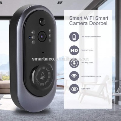 2019 hot sell video door monitor 1080P doorbell camera IP65 waterproof wifi video doorbell intercom