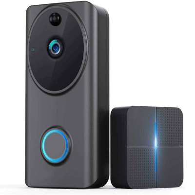 Smart Life App Alexa Google Voice Controlled Smart Security Camera Wireless Doorbell Kit