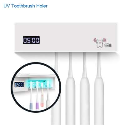 2020 Toothbrush Sanitizer UV Toothbrush Holder with Sterilization Function For Home