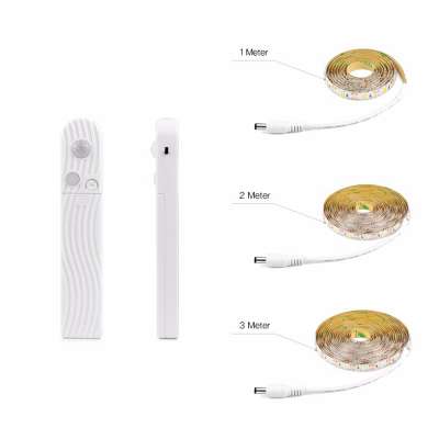 Motion Sensor LED Under Cabinet Light LED Strip Light Kitchen Bedside Decor Bed Room Strip Lamp