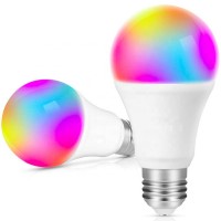 Wholesale WIFI Smart Light Bulb LED Smart WiFi Alexa Voice Control Smart Bulbs With Timer/Dimmable/ Remote Control