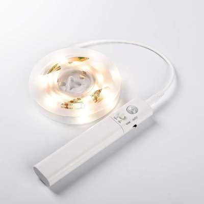 Portable Night Lighting Strip Battery Powered LED Motion Sensor Strip Light