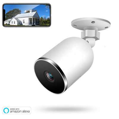 Newest tuya wifi camera bullet outdoor waterproof alexa google home camera