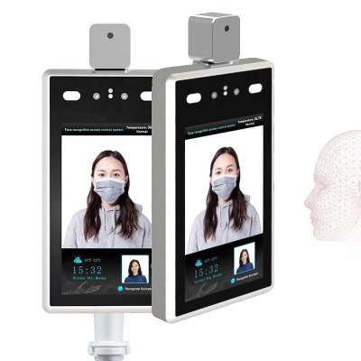 Digital AI Face Recognition IR Temperature Measurement Camera System Equipment for Office School Subway