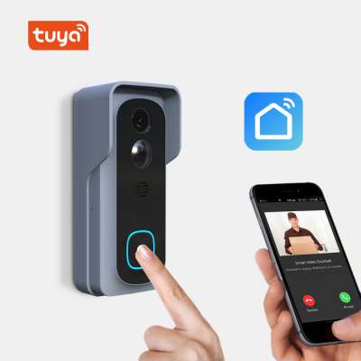 Two way audio night vision IP65 Tuya smart WiFi video security ip camera doorbell