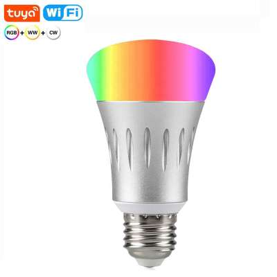 Alexa Google Voice Controlled E27 Dimmable Wifi Smart Bulb RGB LED Light Bulbs