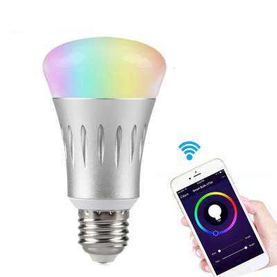 No Hub Required E26 Dimmable Multi color 7W (60w Equivalent) Led Bulb Light