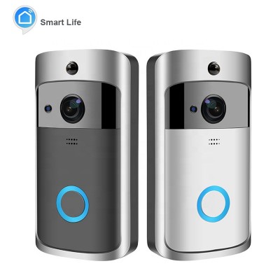 Original security IP WiFi smart video doorbell with low power rechargeable battery