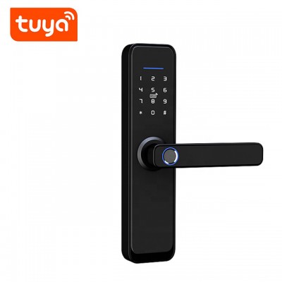 Smart Tuya APP Security WiFi Fingerprint Home Outdoor Gate Card Code Door Lock