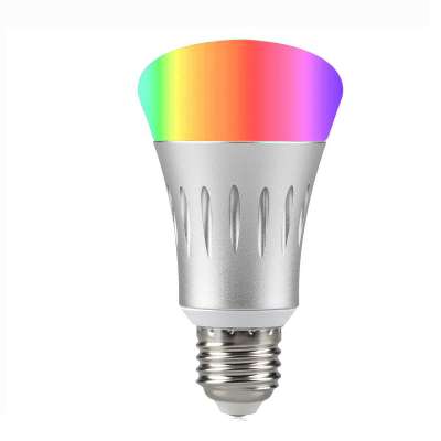 No Hub Required RGB Color Changing Dimmable 7W Tuya Smart WiFi Led Smart Light Bulb